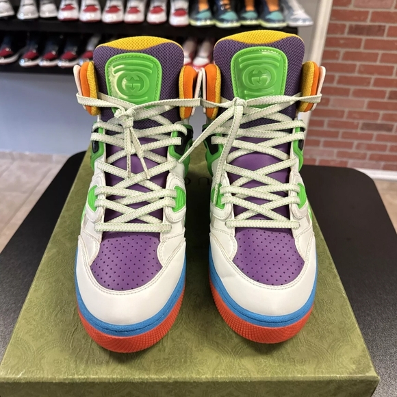 Gucci Demetra Basket High Top Men 7 - Picture 2 of 5